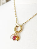 Multiple Birthstone Necklace