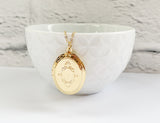 Gold Oval Locket