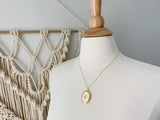 Gold Oval Locket