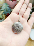 Round Floral Antique Locket