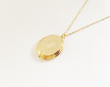 Gold Oval Locket