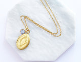 Birthstone Locket Necklace