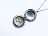 Round Floral Antique Locket