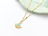 Turquoise Sun Necklace