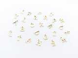 Little Initial Necklace in Gold