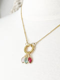 Multiple Birthstone Necklace