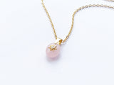 Rose Quartz And Star Necklace