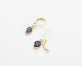 Amethyst Marquise Earrings