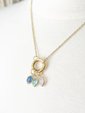 Multiple Birthstone Necklace