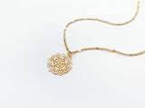Mandala Necklace - Gold