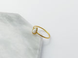 Opal Teardrop Ring