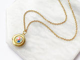 Small Vintage Round Locket