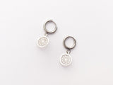 Mandala Hoop Earrings