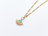 Turquoise Sun Necklace