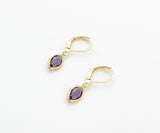 Amethyst Marquise Earrings