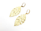Gold Leaf Earrings