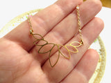 Lotus Necklace in Gold