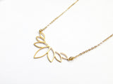 Lotus Necklace in Gold