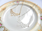 Lotus Necklace in Gold