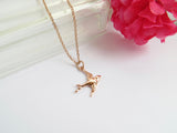 Rose Gold Bird Necklace