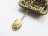 Hand Painted Locket - Swirl