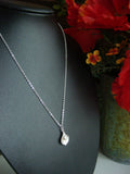 Calla Lily Necklace in Pearl