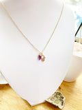 Amethyst And Hamsa Necklace