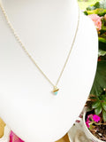 Turquoise Triangle Necklace