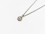 Opal Daisy Necklace - Silver