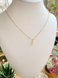 Tiny Rose Quartz Necklace