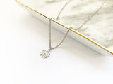 Mandala Necklace - Silver