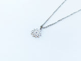 Mandala Necklace - Silver