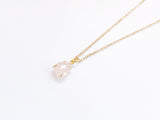 Tiny Rose Quartz Necklace