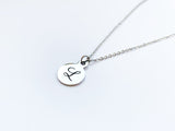 Stainless Steel Initial Necklace