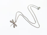 Dragonfly Necklace - Silver