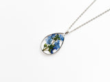 Forget Me Not Necklace - Silver