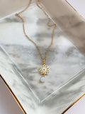 Opal Mandala Necklace
