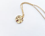 Moon and Star CZ Necklace