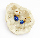 Nugget Earrings - Lapis
