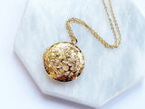 Gold Round Locket