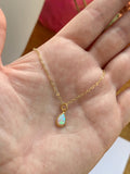 Tiny Opal Necklace