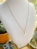 Hammered Moon Necklace