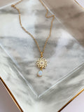 Opal Mandala Necklace