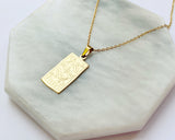 Tarot Card Zodiac Necklace