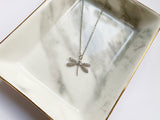 Dragonfly Necklace - Silver