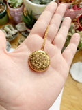 Gold Round Locket