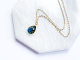 Labradorite Necklace - Gold