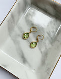 Peridot Earrings - Gold