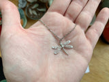 Dragonfly Necklace - Silver