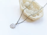 Mandala Necklace - Silver